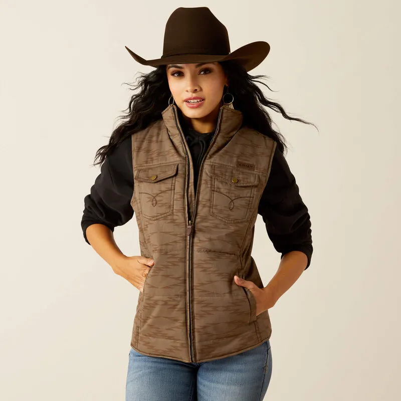 Ariat Womens Grizzly Quilted Vest Banyan Bark