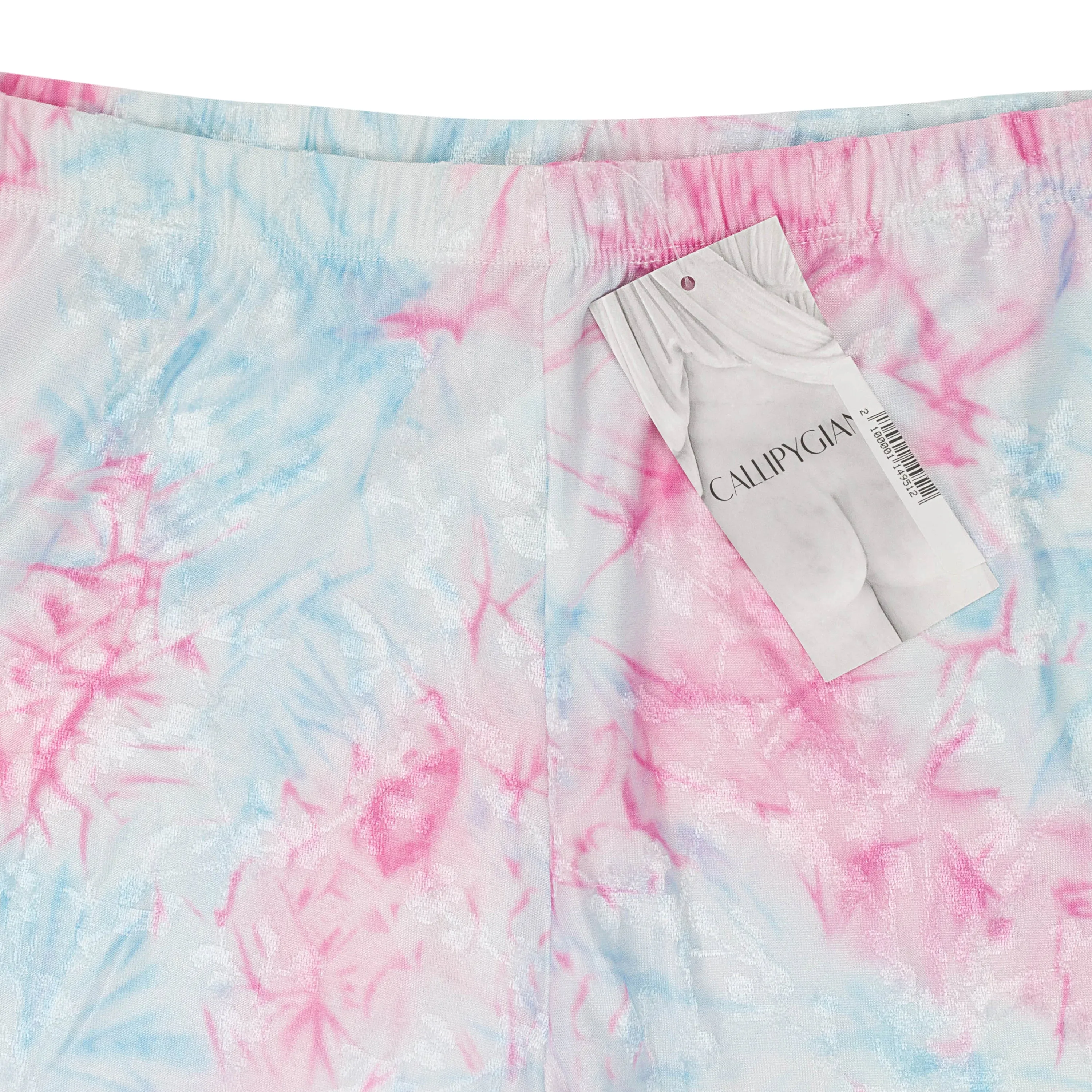 CALLIPYGIAN TIE DYE MULTICOLOR BIKE SHORTS