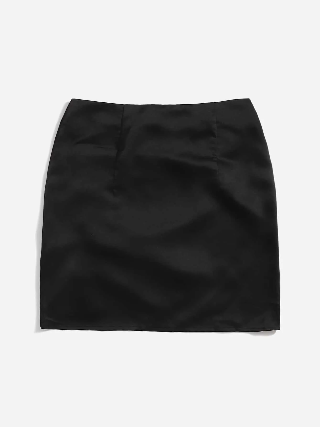 Casual Plain Zipper Natural Mini Women Skirts