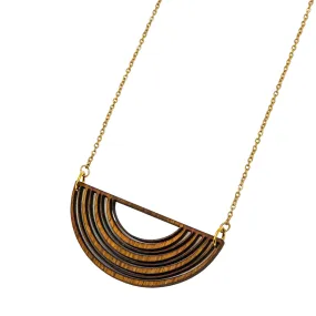 Lightweight Necklace | WOOD CRESCENT