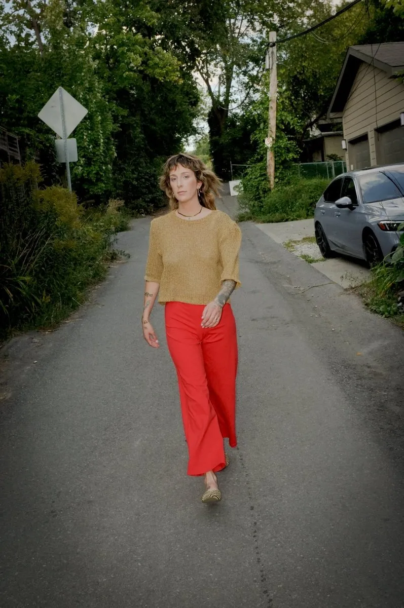 Mercedes Morin Flare Pants (Red)