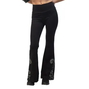 Printed Lycra Bell Bottoms