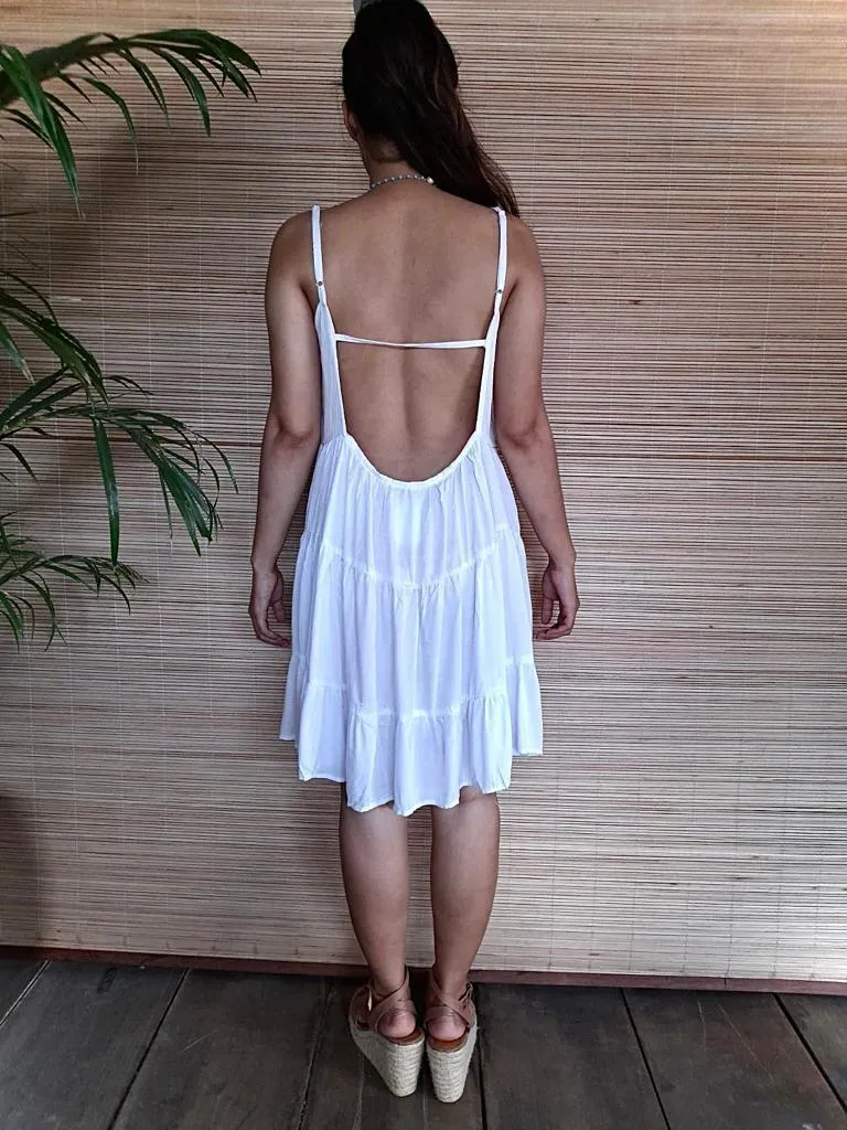 TOP/ DRESS HORIZONTAL Tie Dye and Plain Black, White