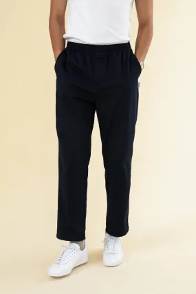 WILLIAM STAPLE COTTON TROUSER - NAVY